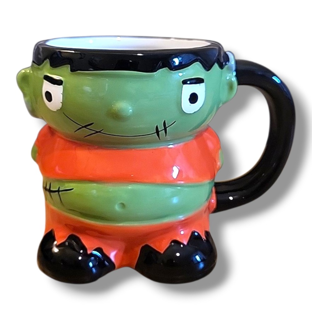 Jack O' Lantern Lane Halloween Mug Frankenstein New